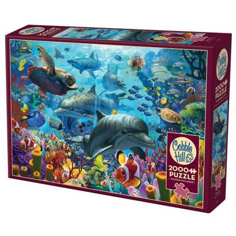 Cobble Hill Fly Fishing Jigsaw Puzzle Multicolored 1000 pc