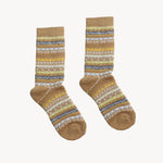 Alpaca Crew Socks - Multi-Mocha-Socks-Balderson Village Cheese Store