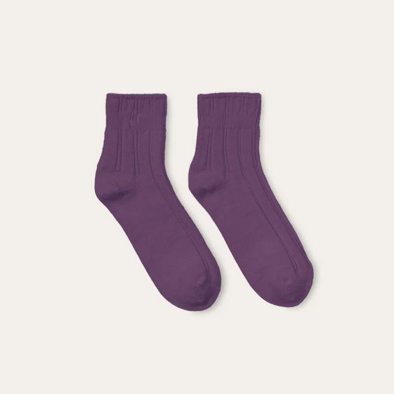 Alpaca Vivian Socks - Plum-Socks-Balderson Village Cheese Store