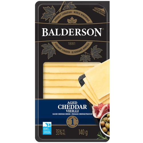 Balderson One Year Aged Cheddar Slices-Cheese-Balderson Village Cheese Store