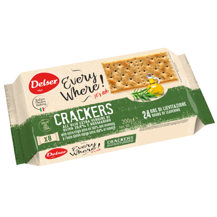 Delser Cracker Rosemary & Olive Oil