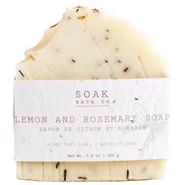 Lemon & Rosemary Soap Bar-Bar Soap-Balderson Village Cheese Store