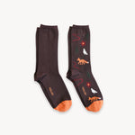 Pokoloko Fox 7 Dove Socks - 2 Pack-Socks-Balderson Village Cheese Store