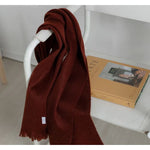 Solid Alpaca Seamless Scarf-Apparel & Accessories-Balderson Village Cheese Store