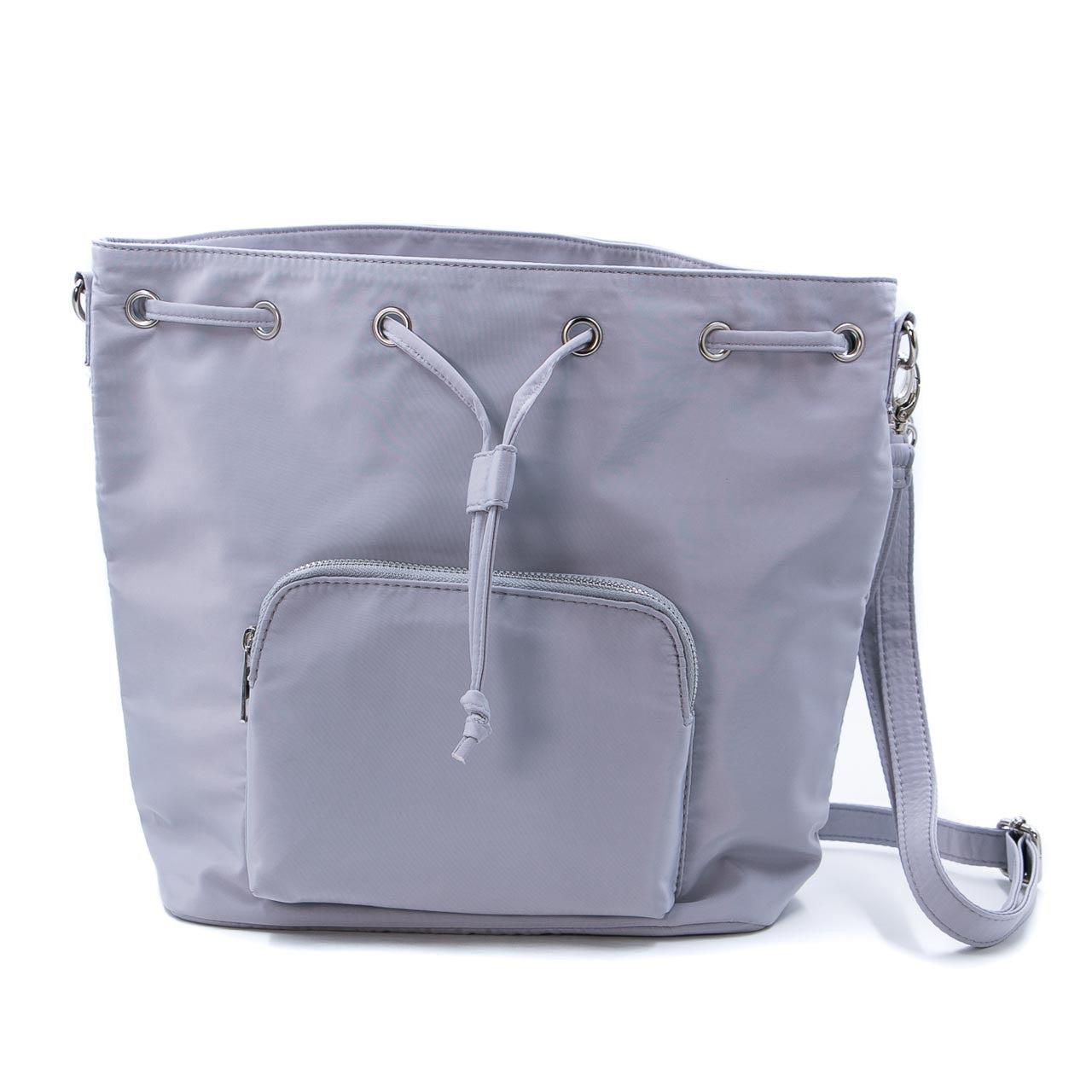 Silver discount backpack purse